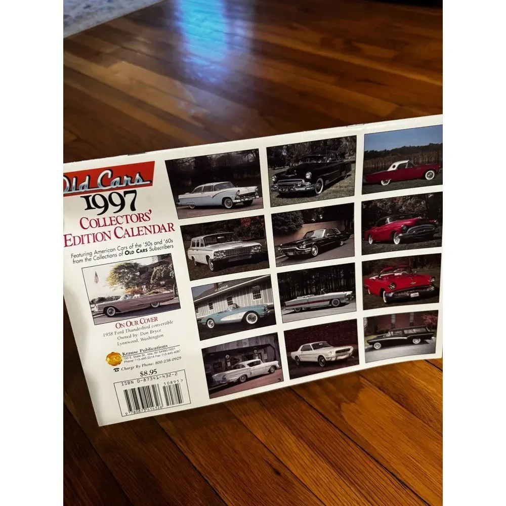 Vintage Krause Publications Collector's Edition Old Car‎ Calendars 1992 1997 NEW